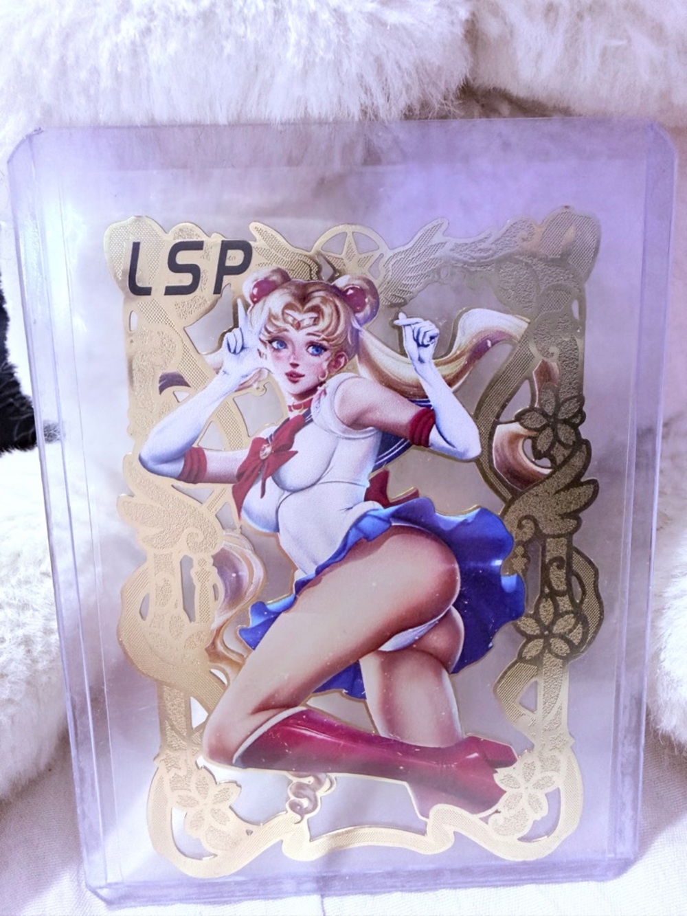 LSP Sailor Girl Decorative Acrylic Plaque - Blue & White